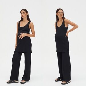 Legoe Heritage Celeste Wide Leg Pant in Black